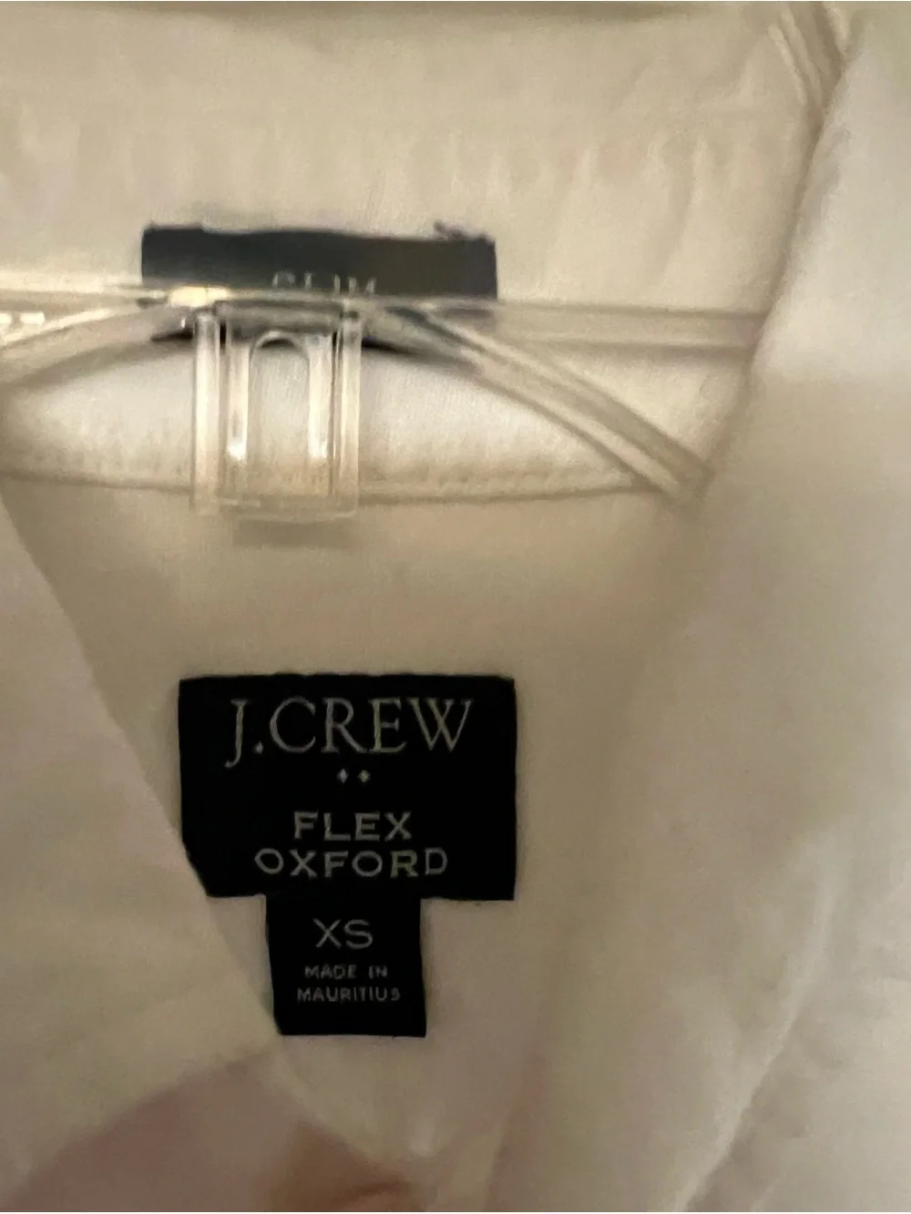 J. Crew White Button-Down Oxford Shirt men’s x-small (fits boys large-xlarge)